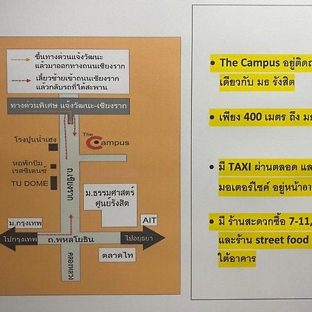 Hotel The Campus Rangsit Ban Bang Phun Exterior foto